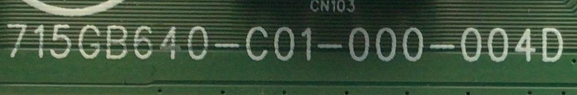 MAIN FUENTE PARA TV VIZIO / NUMERO DE PARTE XLCB02K011 / 715GB640-C01-000-004D / DISPLAY PN238CT01-2 / MODELO D24F4-J01 - Imagen 2